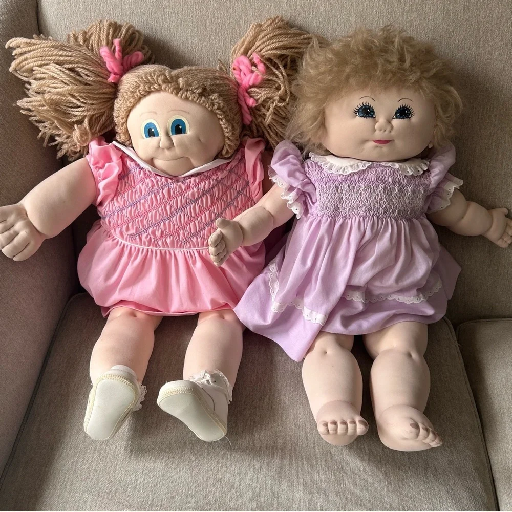 Vintage 1980’s handmade Cabbage patch dolls  27”